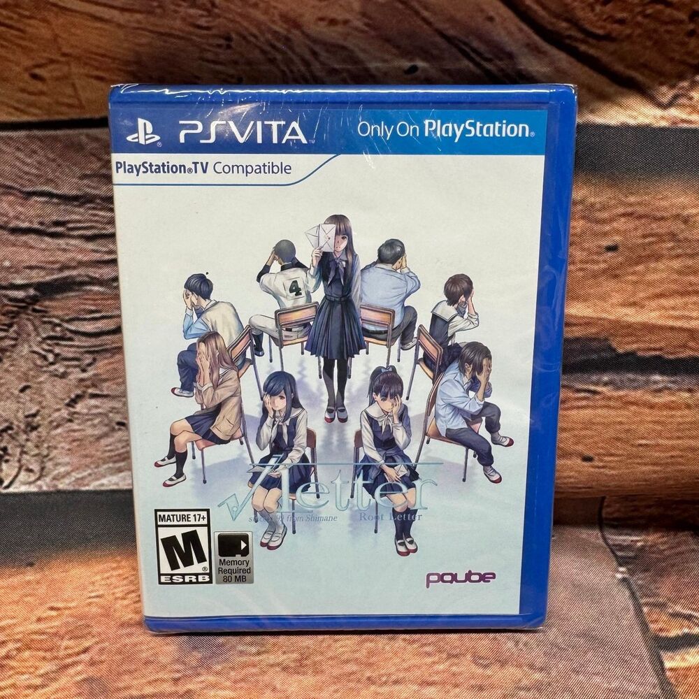 Root Letter PS Vita Sony PlayStation Vita Brand New Factory Sealed Rare Game